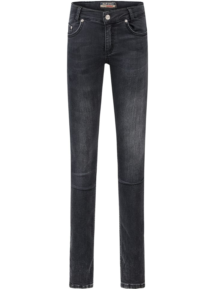 

Джинсы брюки узкие ультраэластичные облегающие черного цвета Blue Effect