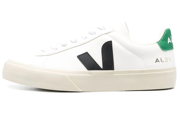 

Кроссовки Campo Chromefree Leather White Black Emeraude Veja