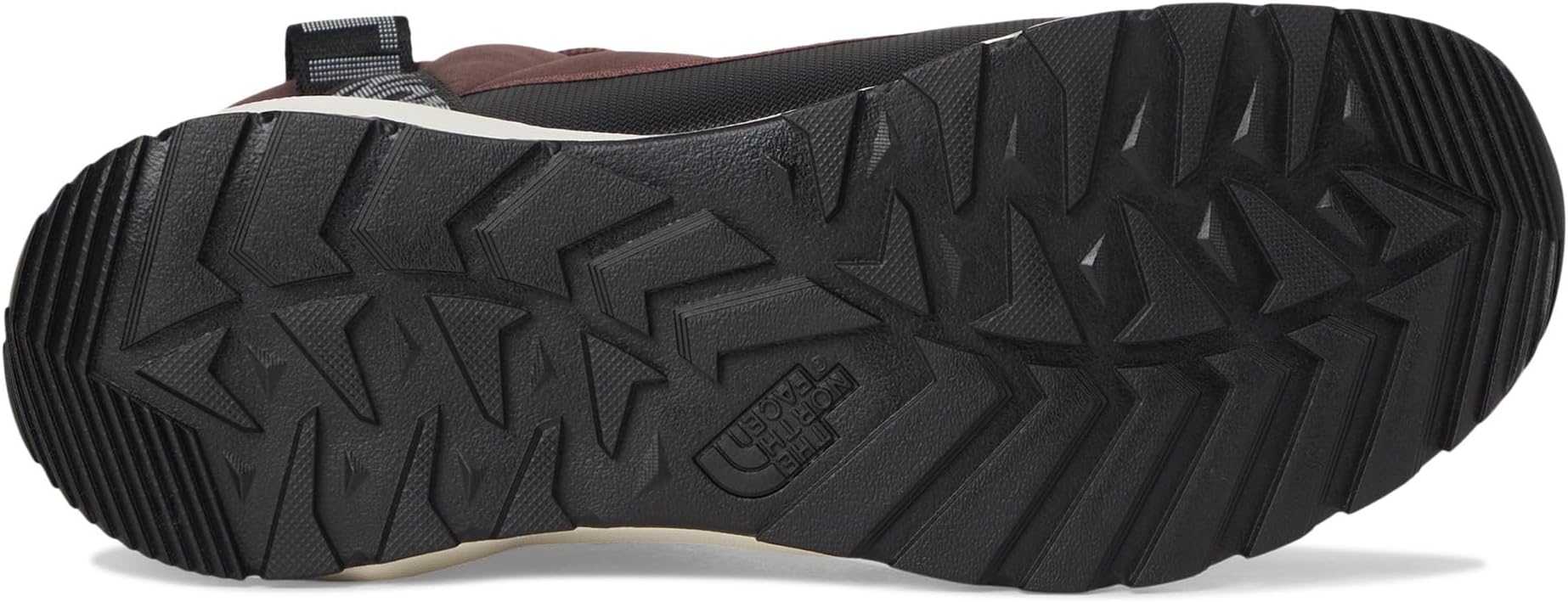 Женские ботинки The North Face ThermoBall Luxe WP стеганые комбинированные, коричневый — фото 3