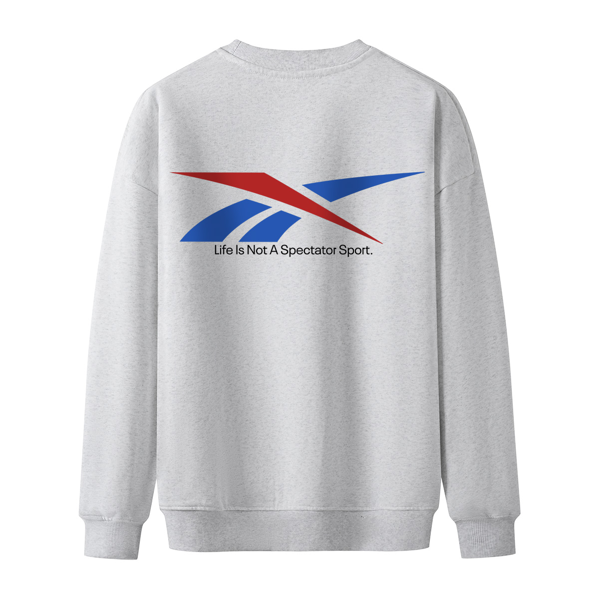 

Свитшот Unisex Crew Neck Moderate Heavyweight Reebok, heather серый