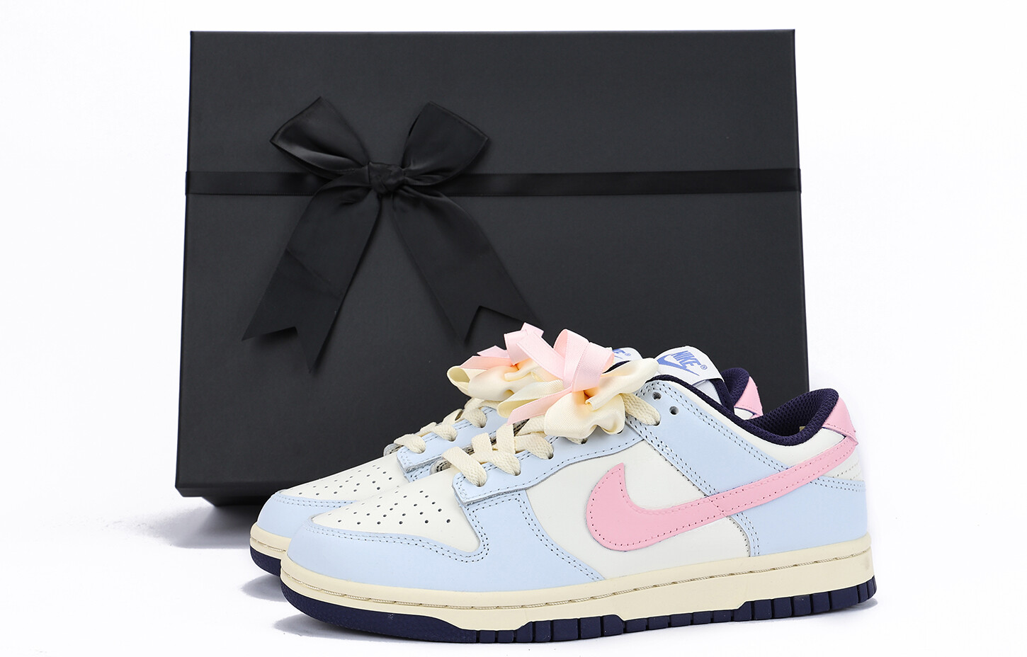 

Кроссовки Nike Dunk Skateboarding Shoes Women's Low-top Blue/pink, голубой, Синий, Кроссовки Nike Dunk Skateboarding Shoes Women's Low-top Blue/pink, голубой