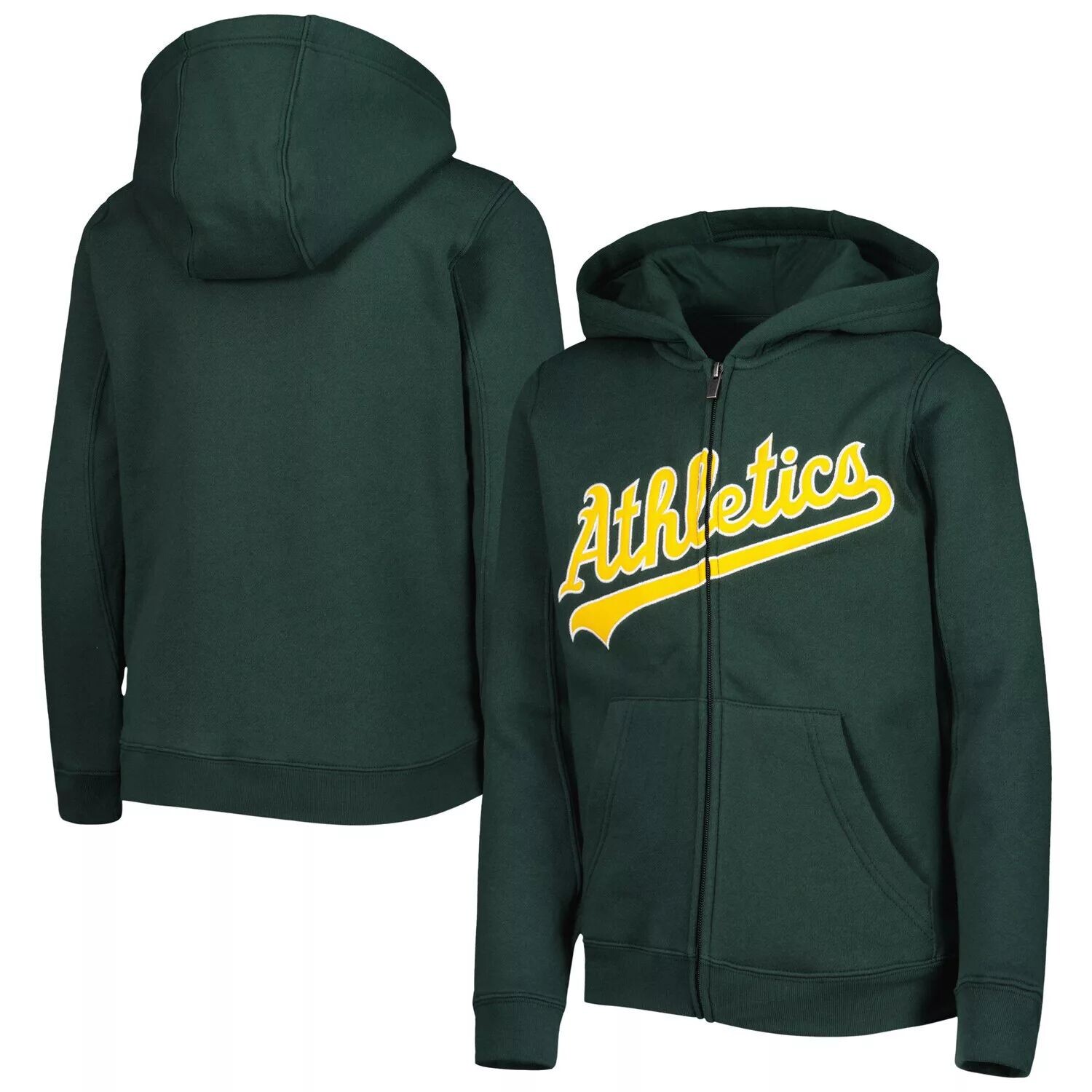 

Молодежная зеленая флисовая толстовка с молнией во всю длину Oakland Athletics Wordmark Outerstuff, Зеленый, Молодежная зеленая флисовая толстовка с молнией во всю длину Oakland Athletics Wordmark Outerstuff