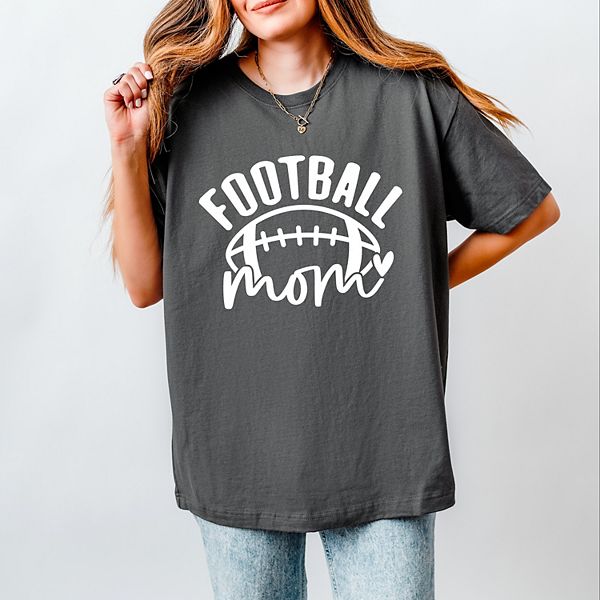 

Футболка Football mom heavyweight Simply Sage Market, Asphalt