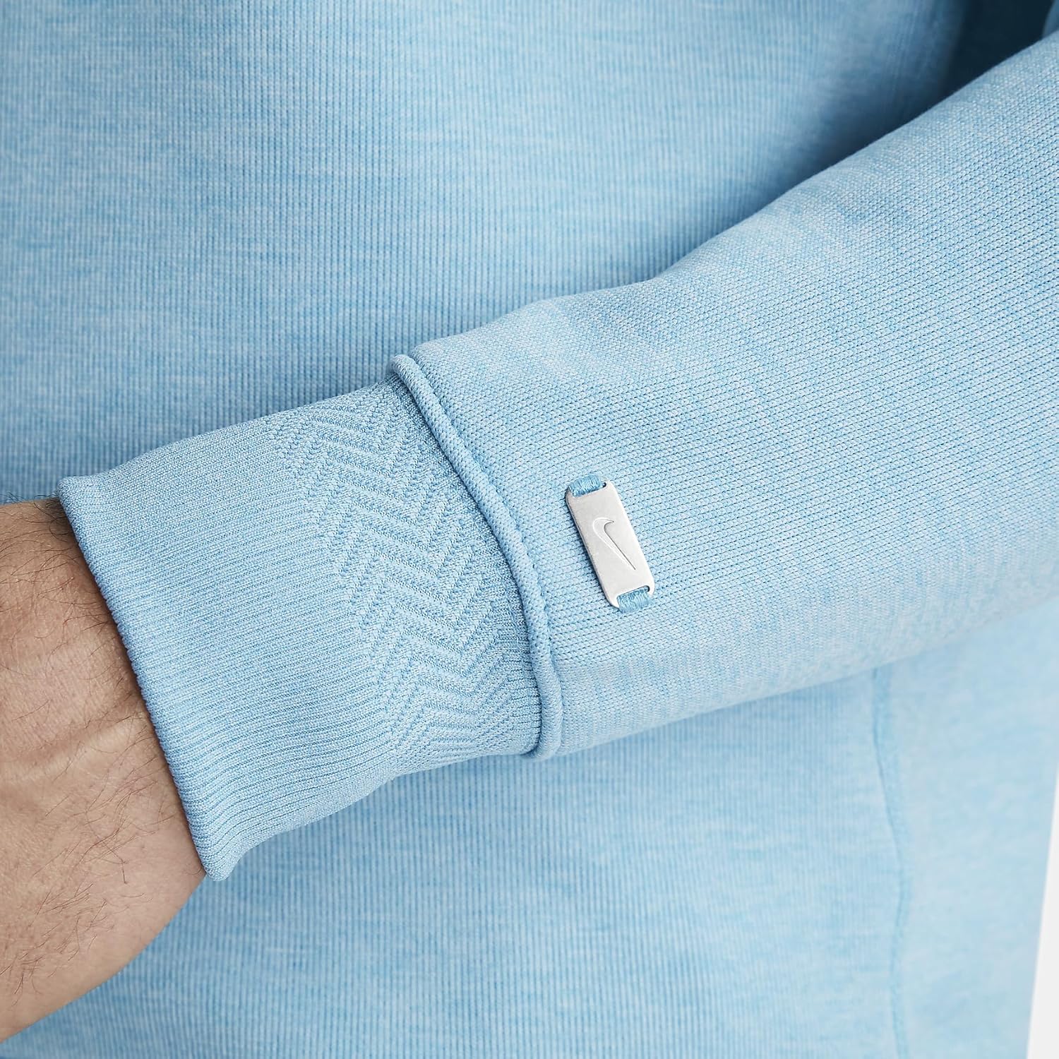 Мужской гольф-свитшот Nike Dri-FIT Player с полумолнией, цвет BLATIC Blue, Baltic Blue — фото 3