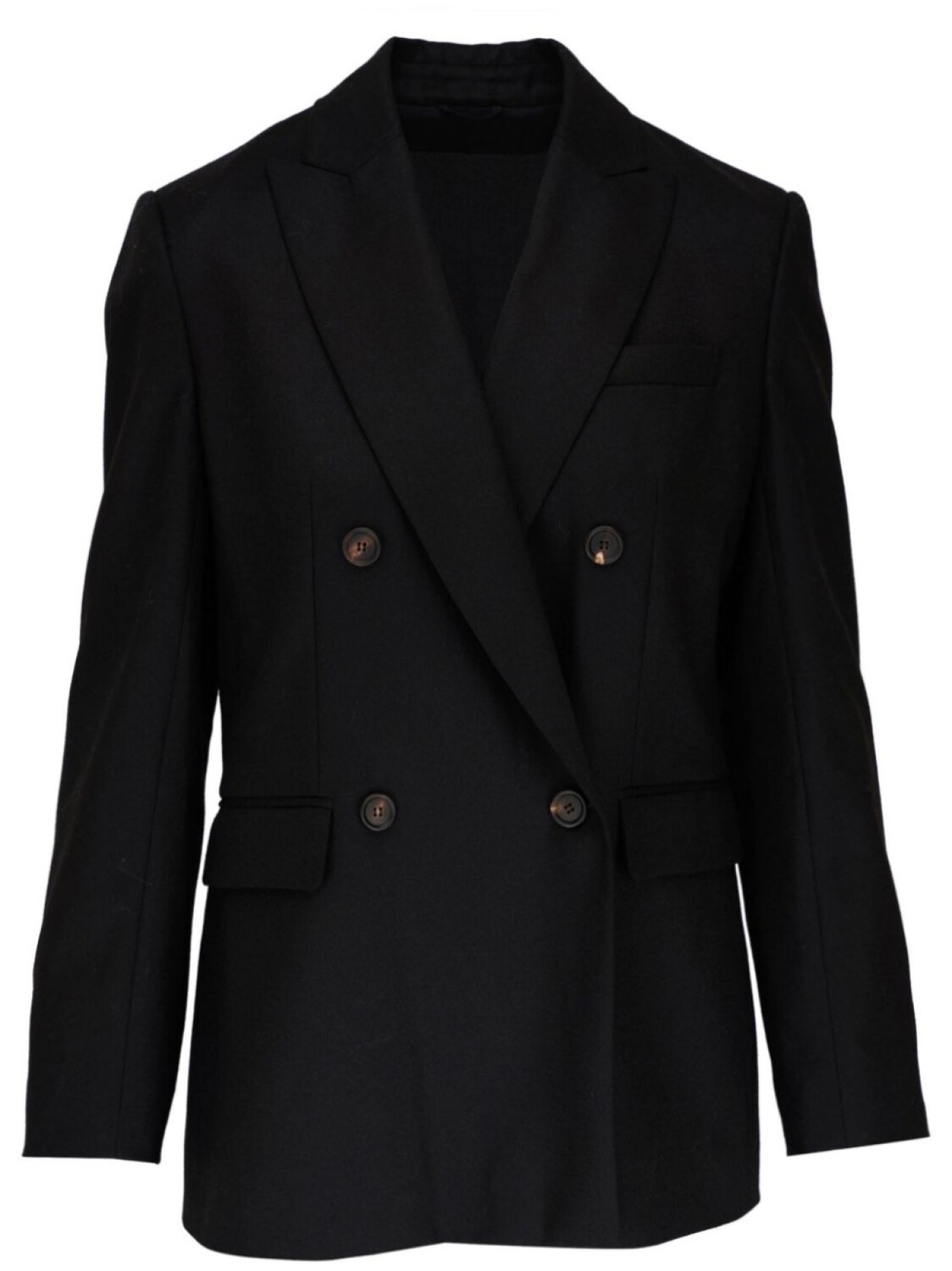 

Brunello Cucinelli блейзер из шерсти и кашемира, черный