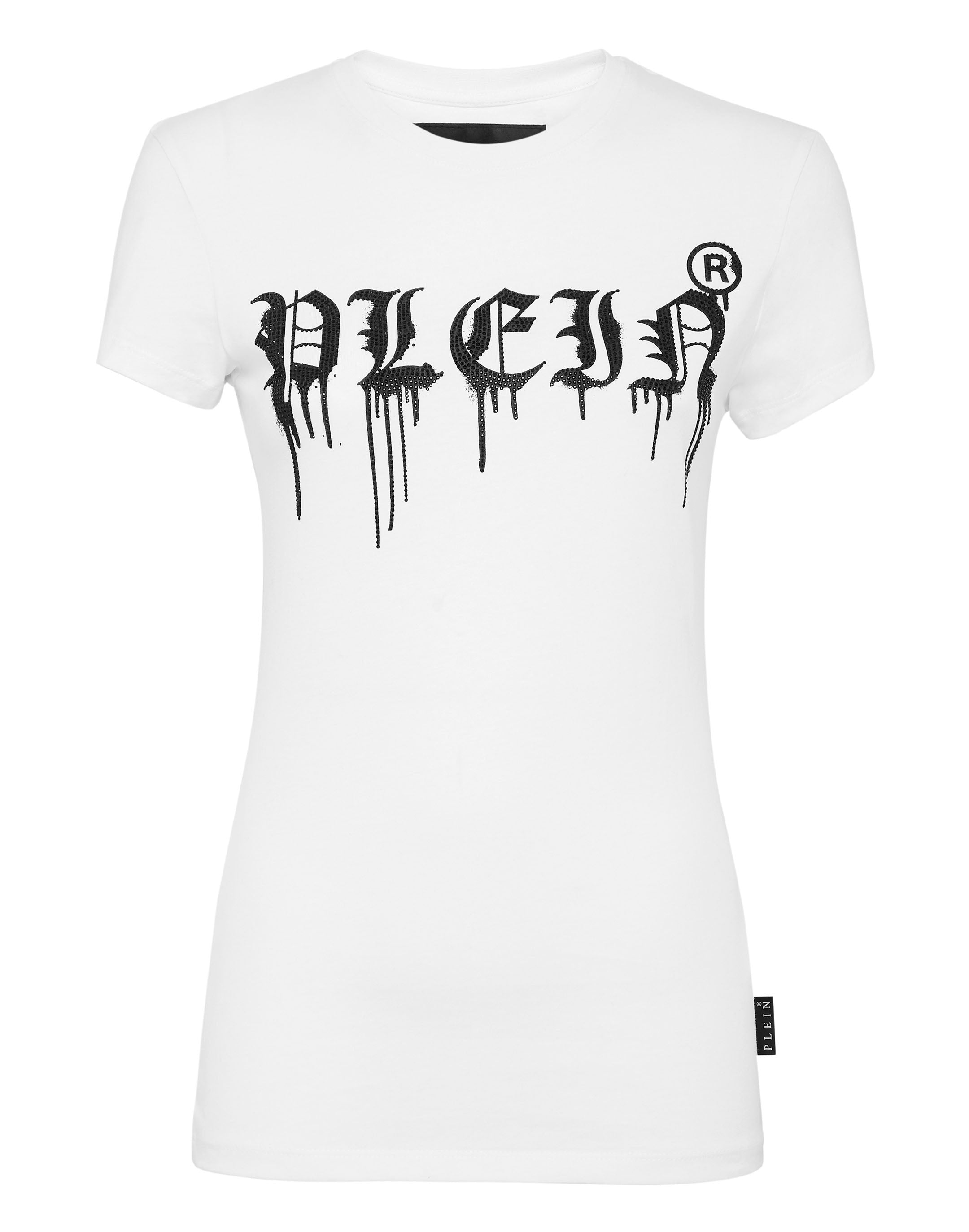 

Футболка с круглым вырезом SS Gothic Plein PHILIPP PLEIN, белый