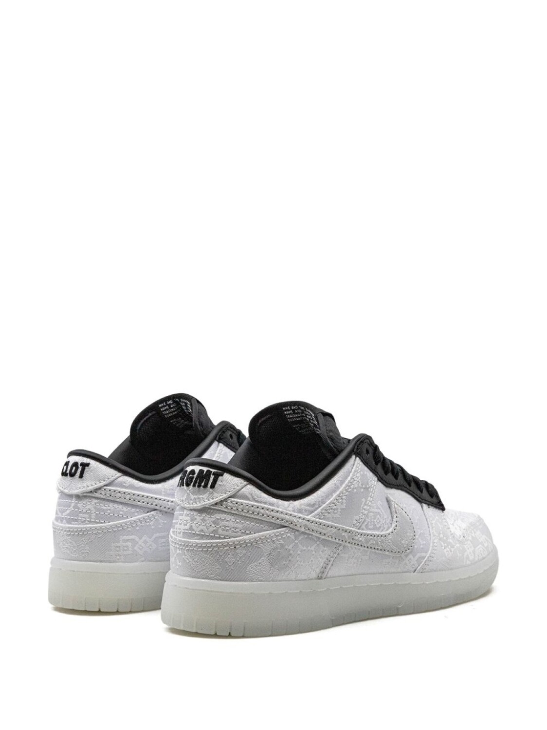 Nike Dunk Low "Fragment Design - Clot" sneakers, белый — фото 3