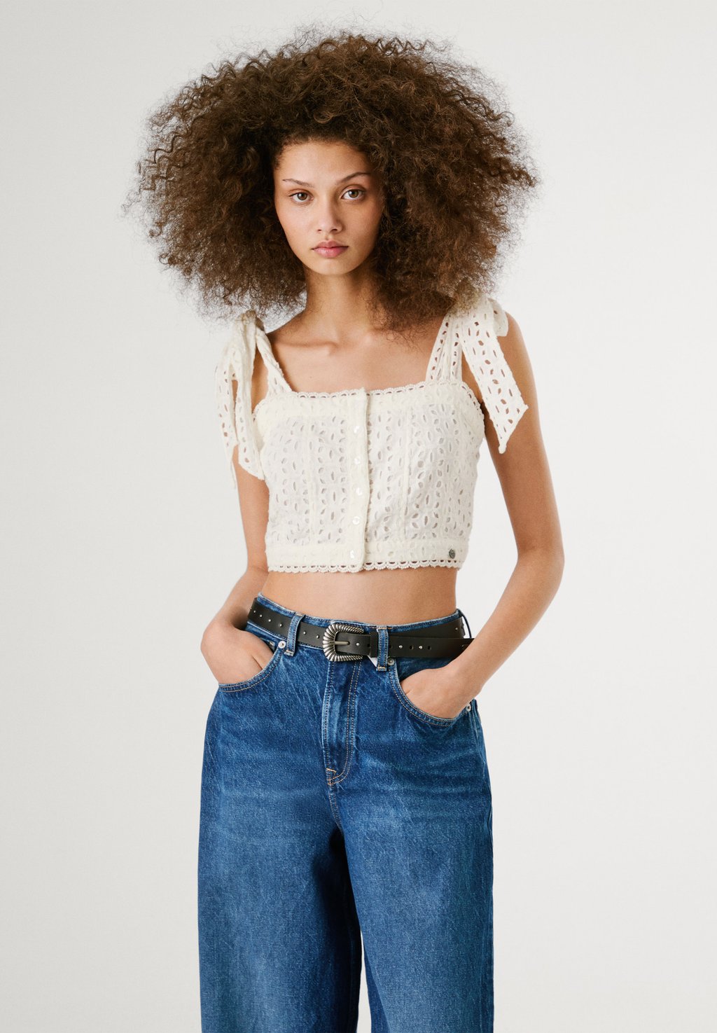 

Блуза ORA - Top Pepe Jeans, белый