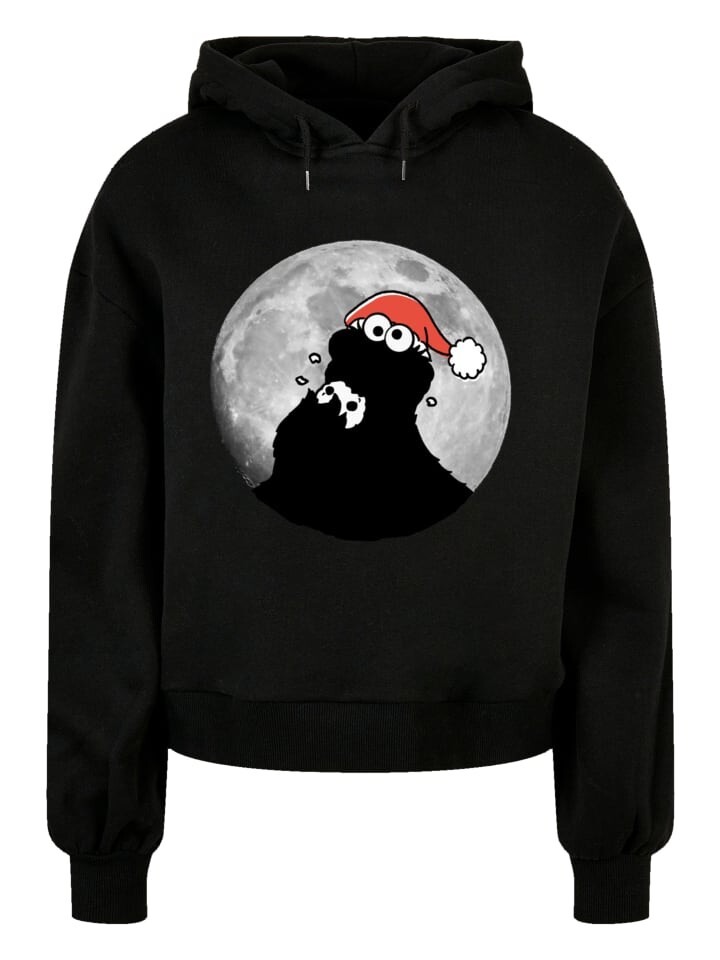 

Толстовка F4NT4STIC Oversized Hoodie Krümelmonster Weihnachten, черный