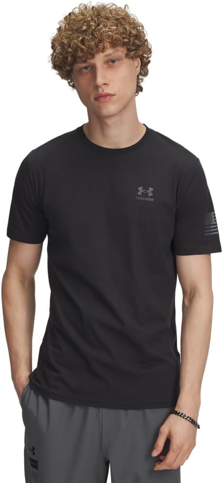 

Мужская футболка с коротким рукавом Under Armour Freedom Flag, (002) Black/Castlerock, Черный, Мужская футболка с коротким рукавом Under Armour Freedom Flag, (002) Black/Castlerock