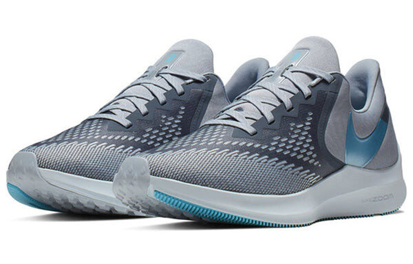 Кроссовки zoom winflo 6 Nike, серый — фото 2