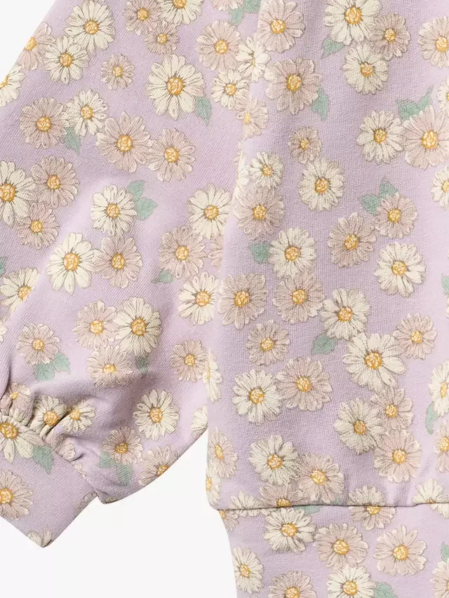 Толстовка Baby Lia с цветочным принтом, лавандового цвета WHEAT — фото 2