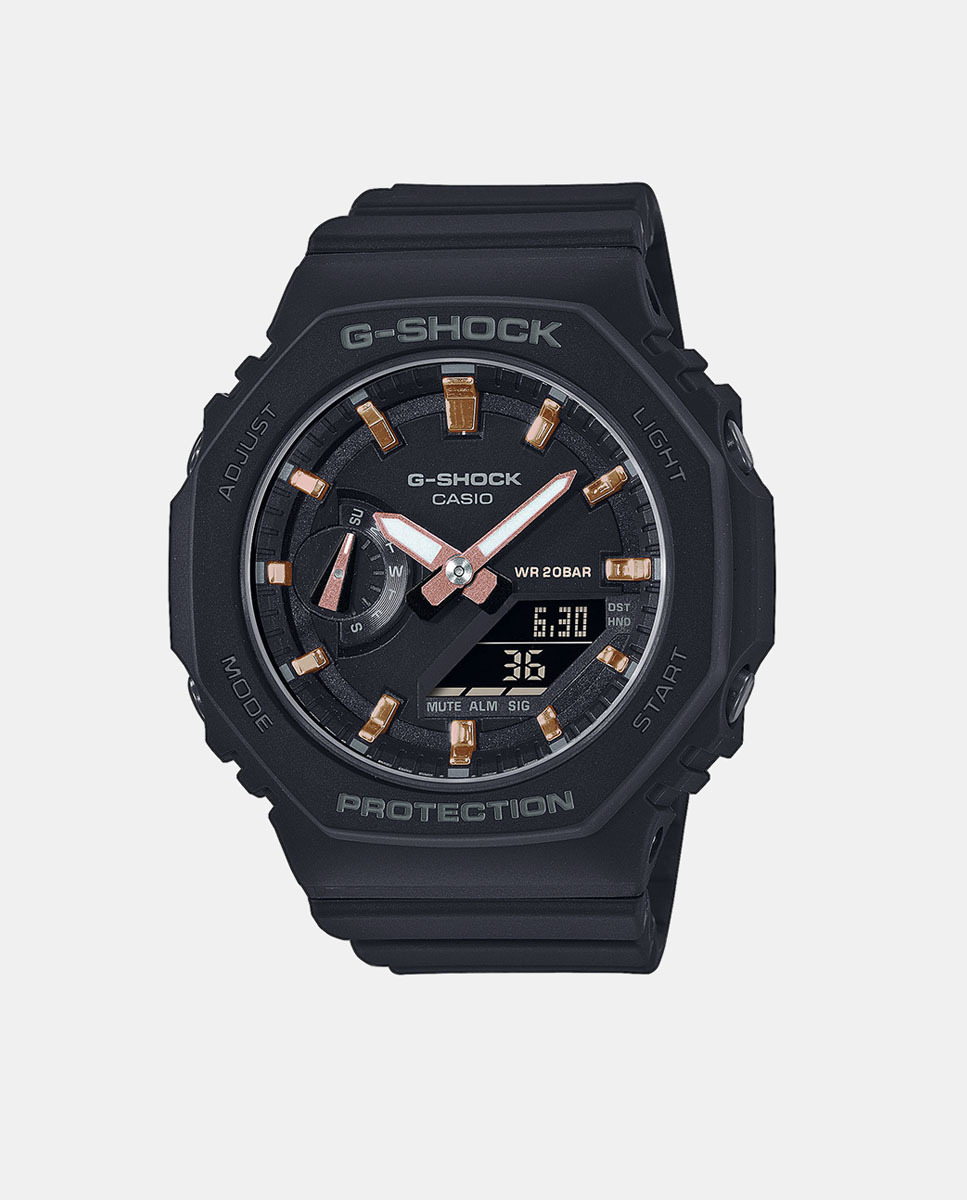 

G-Shock GMA-S2100-1AER черные пластиковые женские часы Casio, черный