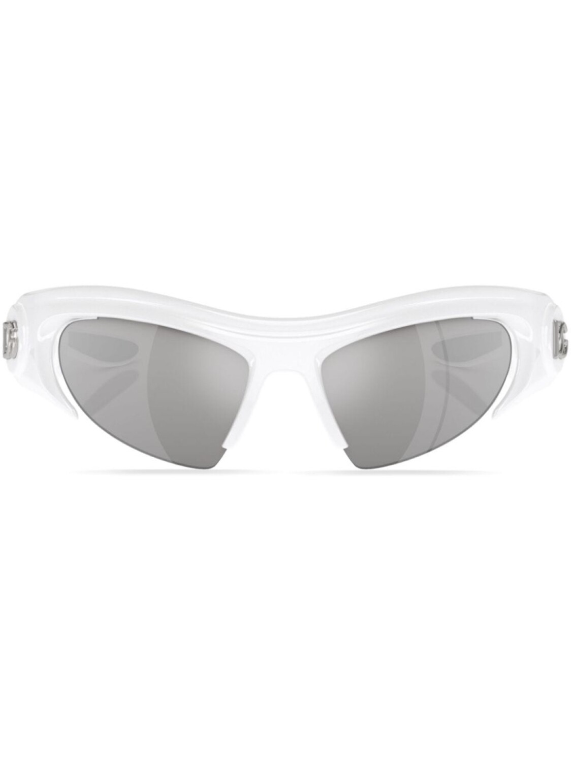 

Dolce & Gabbana Eyewear солнцезащитные очки-маска, белый
