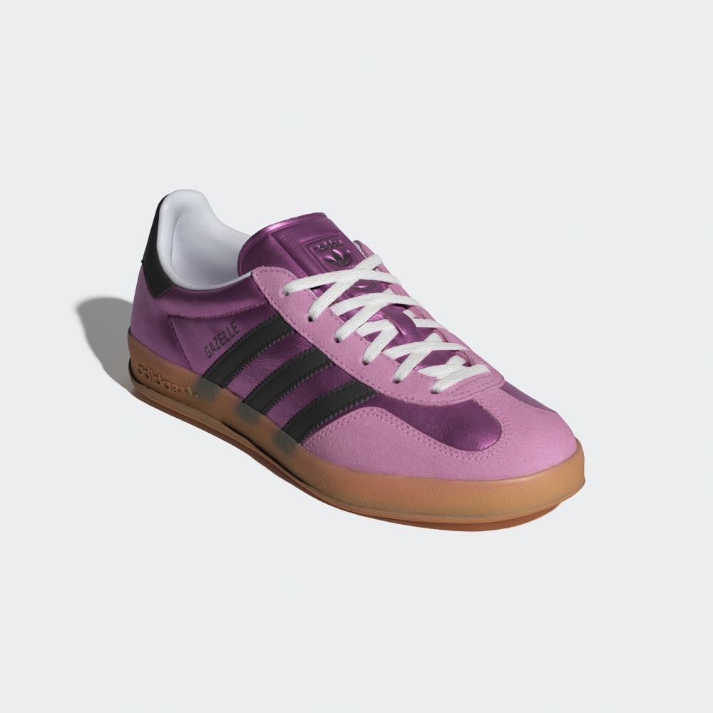 Кроссовки Adidas Gazelle Indoor Shoes, цвет Bliss Lilac/Core Black/Purple — фото 4
