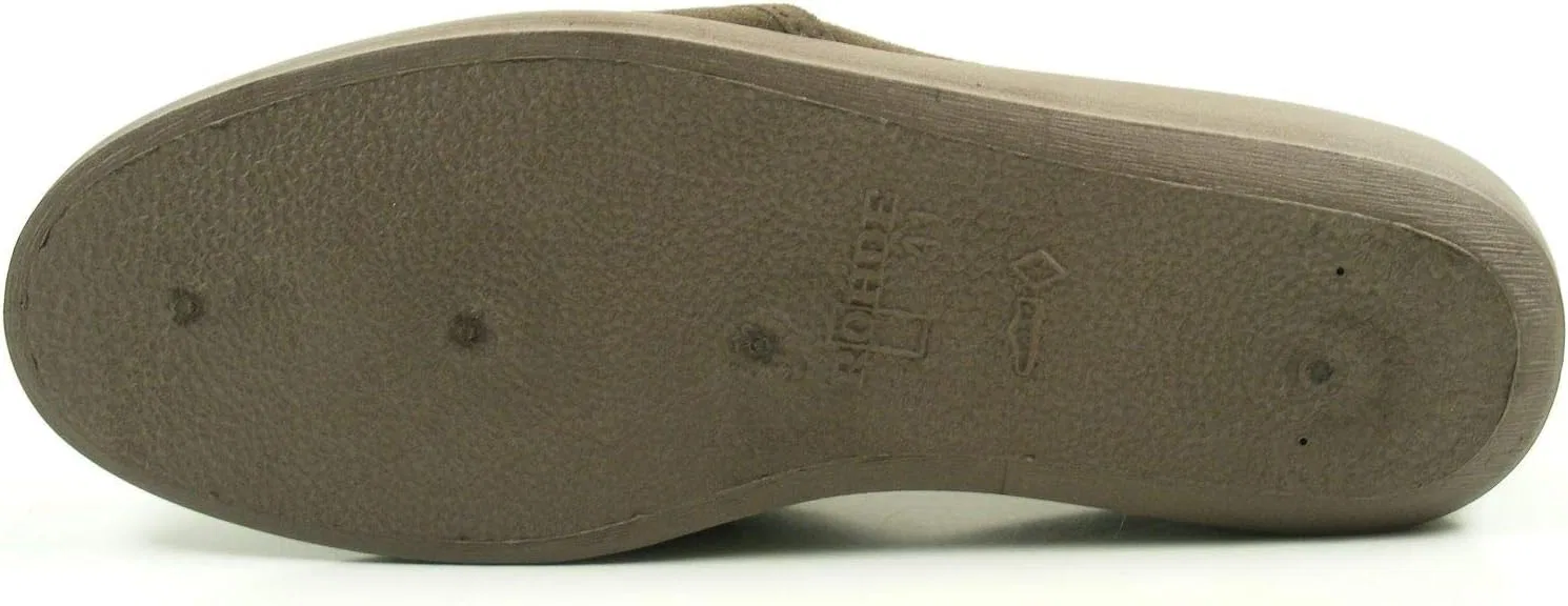 Мужские тапочки Rohde Lillestrom 2609-72 из натуральной шерсти, Brown — фото 4