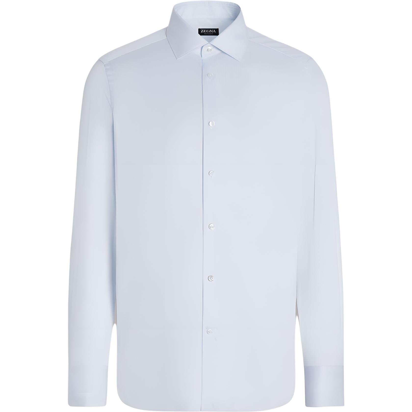 

Ermenegildo Zegna Рубашка Zegna SS25 мужская светло-голубая