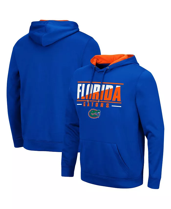 

Мужская толстовка с капюшоном Florida Gators Slash Stack 2.0 Colosseum, синий