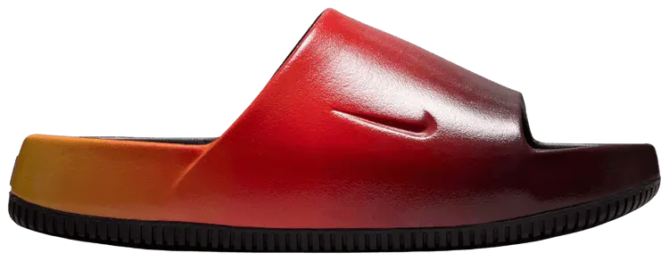 Шлепанцы Nike A'ja Wilson x Wmns Calm Slide 'Rush Red Electric Yellow', красный