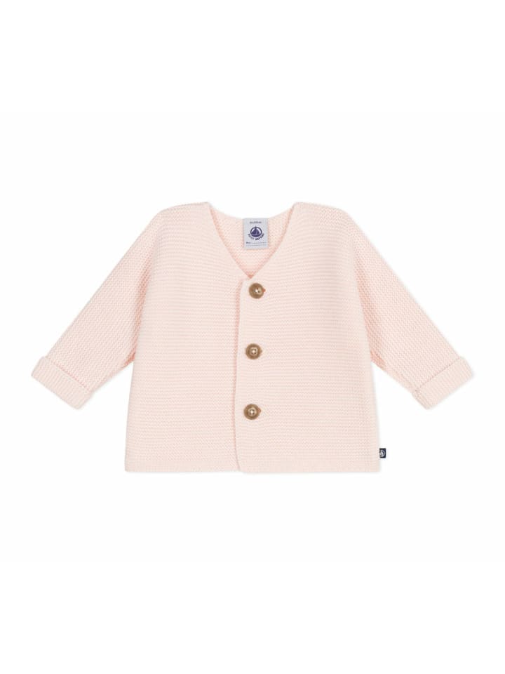 

PETIT BATEAU Кардиган для девочек бежевого цвета