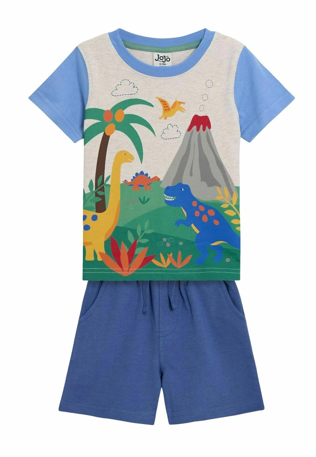 

Футболка с принтом REGULAR FIT SET JoJo Maman Bébé, синий