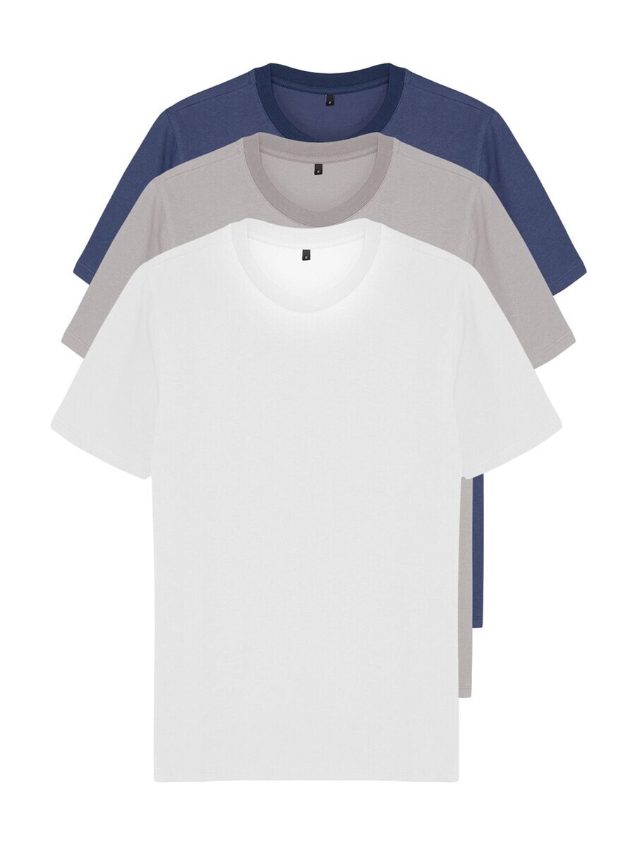 

Классическая футболка Trendyol Shirt, цвет blue/grey/white