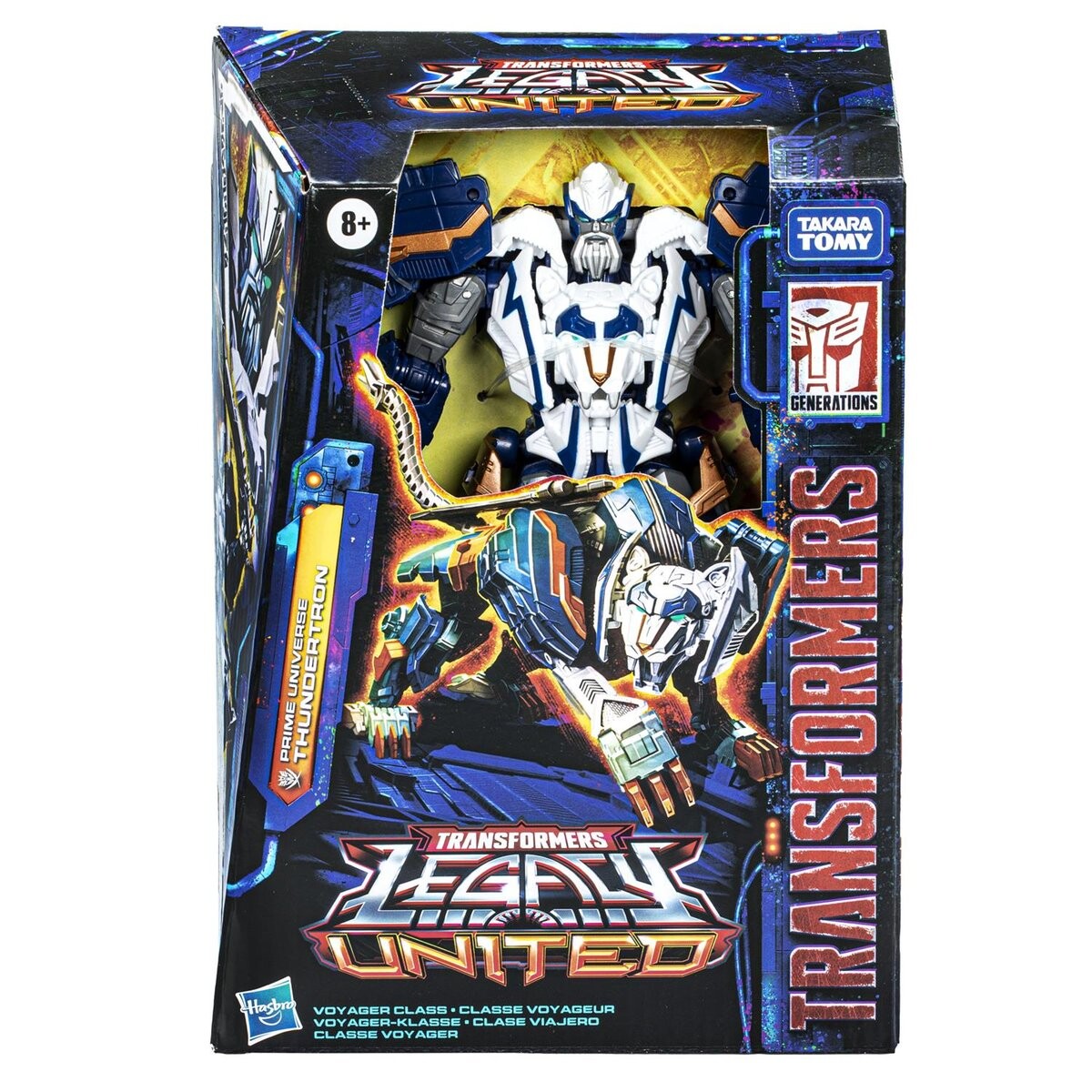 

Трансформеры Generations Legacy United Voyager Class Prime Universe Фигурка Громотрона 18 см Inna marka