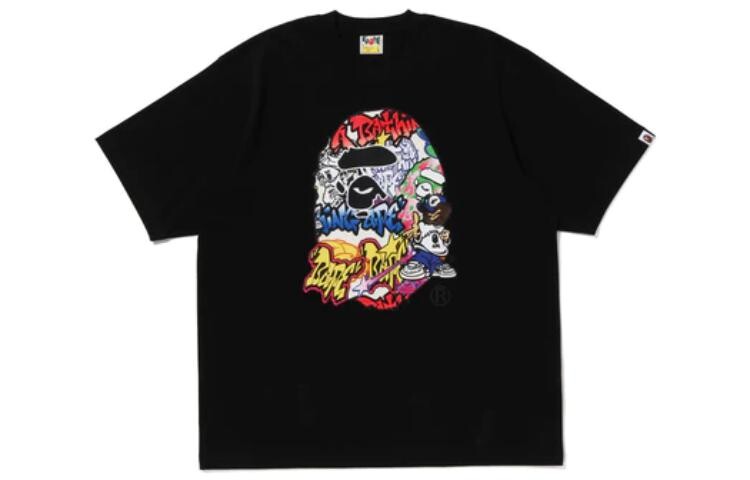 

Футболка мужская черная A Bathing Ape, черный