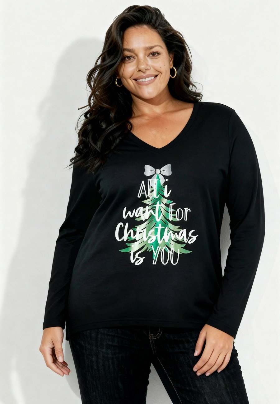 

Топ Angel of Style MIT WEIHNACHTSBAUM, Black