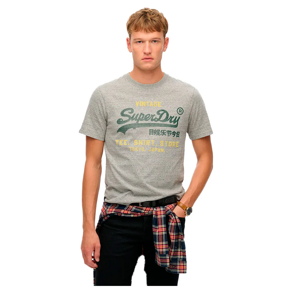 

Футболка с коротким рукавом Superdry Classic Relaxed Fit, серый