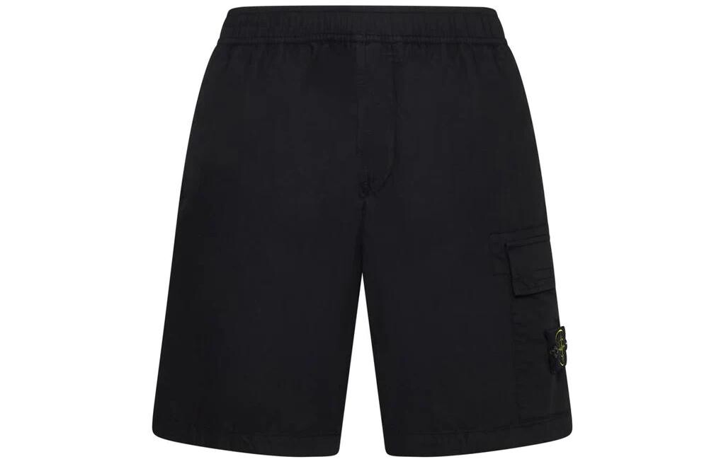

Шорты мужские Stone Island Compass-motif Track, черный