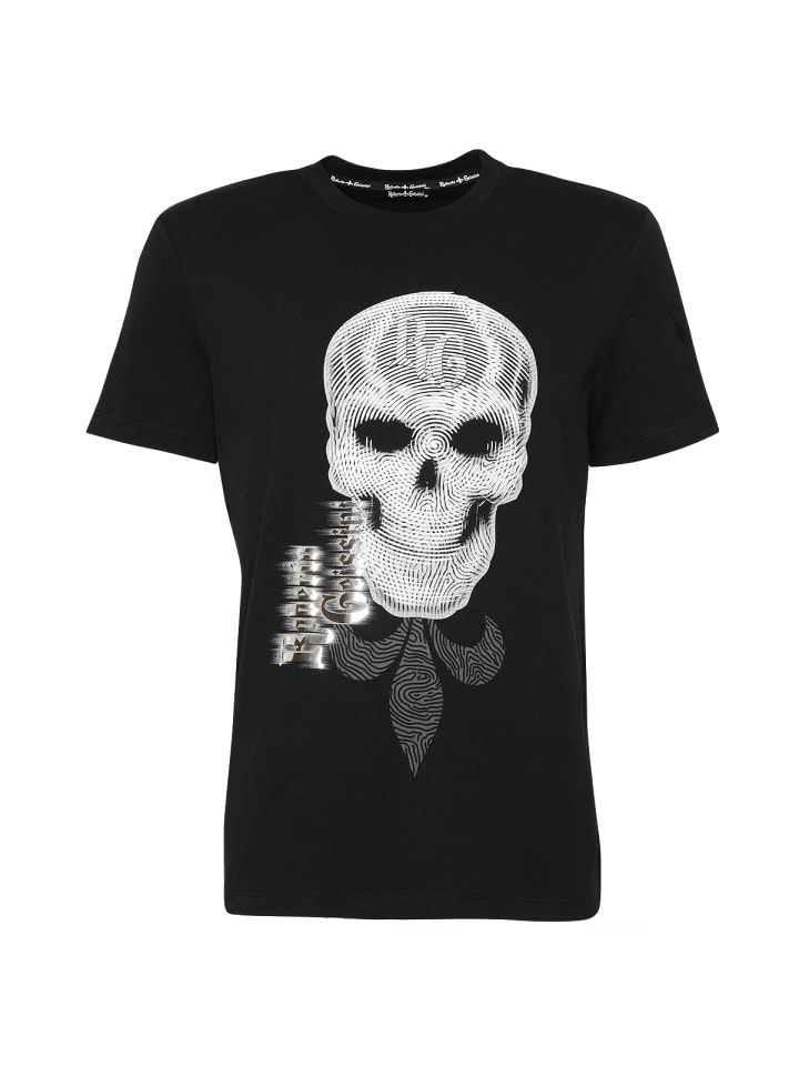 

Футболка с изображением мистического черепа, черная Roberto Geissini, Черный, Футболка с изображением мистического черепа, черная Roberto Geissini