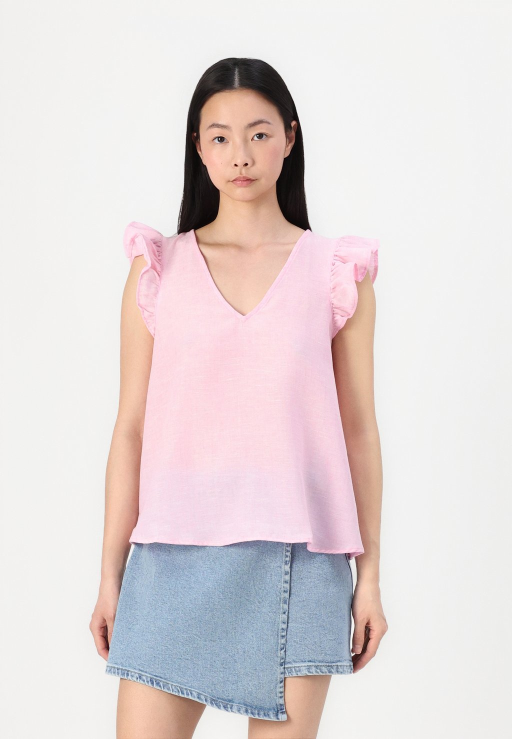 

Блуза VMJANIE FLOUNCE Vero Moda, розовый