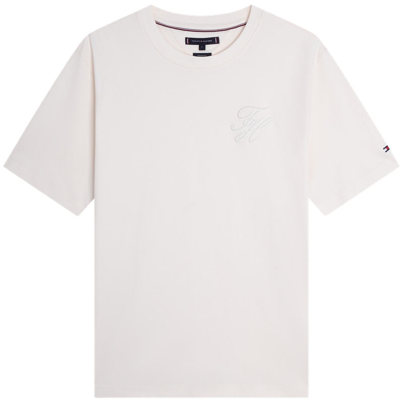 

Футболка мужская Crew Neck Moderate Tommy Hilfiger, экрю z00