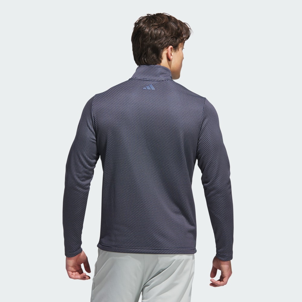 Толстовка Adidas Performance Printed Quarter-Zip, цвет Collegiate Navy — фото 2