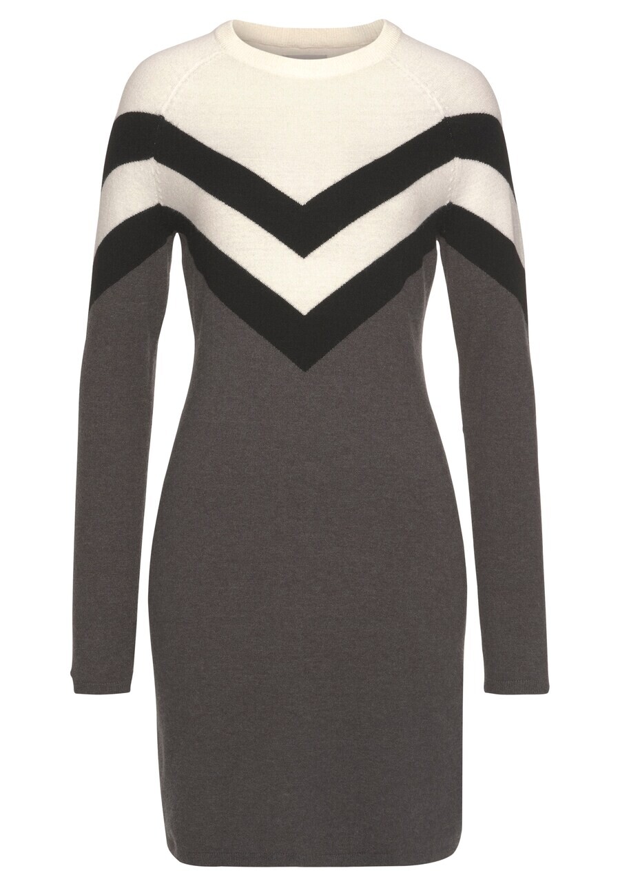 

Вязаное платье Tamaris Knitted dress Zickza, серый