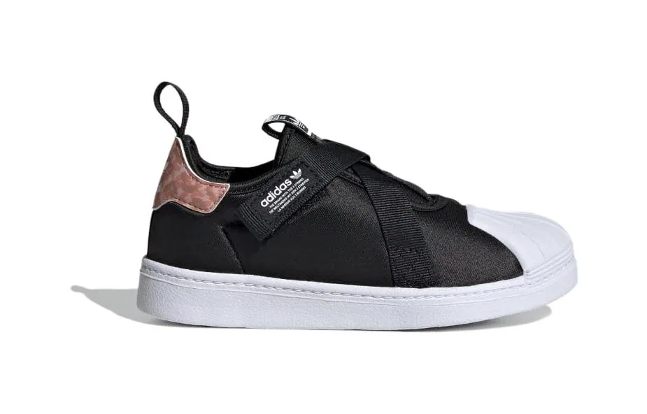 Кроссовки для скейтбординга детские SUPERSTAR 360 Adidas Originals Black White — фото 3