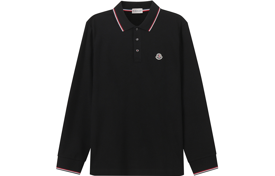 

Лонгслив с логотипом Moncler, черный