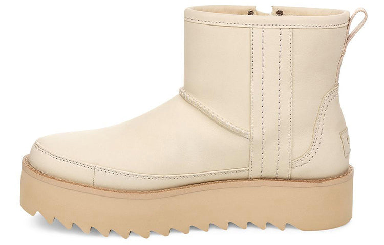 Ботинки зимние UGG WMNS F19 Classic Rebel Biker, розовый — фото 2