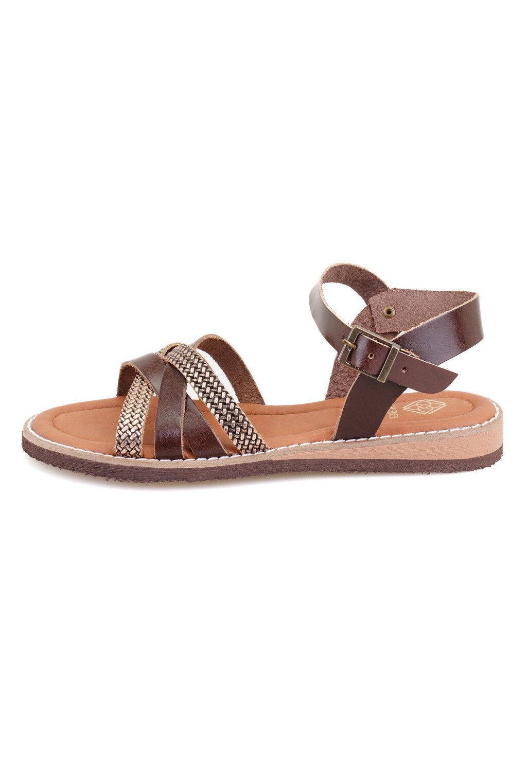 

Босоножки с ремешком Desa, цвет brown pink