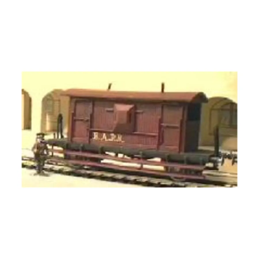 

Тормозной фургон (20 мм), Train - Locomotive & Car Kits (Reviresco)
