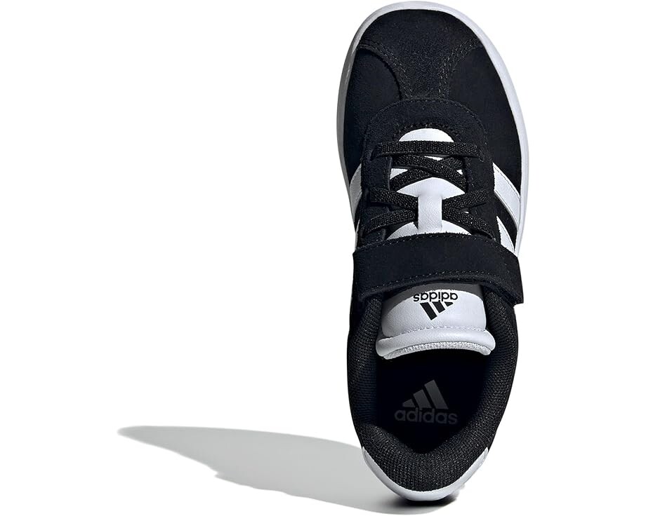 Кроссовки adidas Kids VL Court 3.0 Elastic Lace, цвет Black/White/Black — фото 2