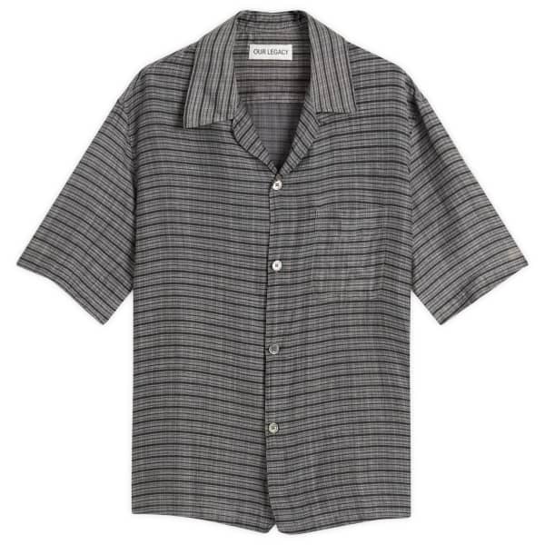 

Рубашка Heusen с коротким рукавом Our Legacy, цвет picnic check cotton silk
