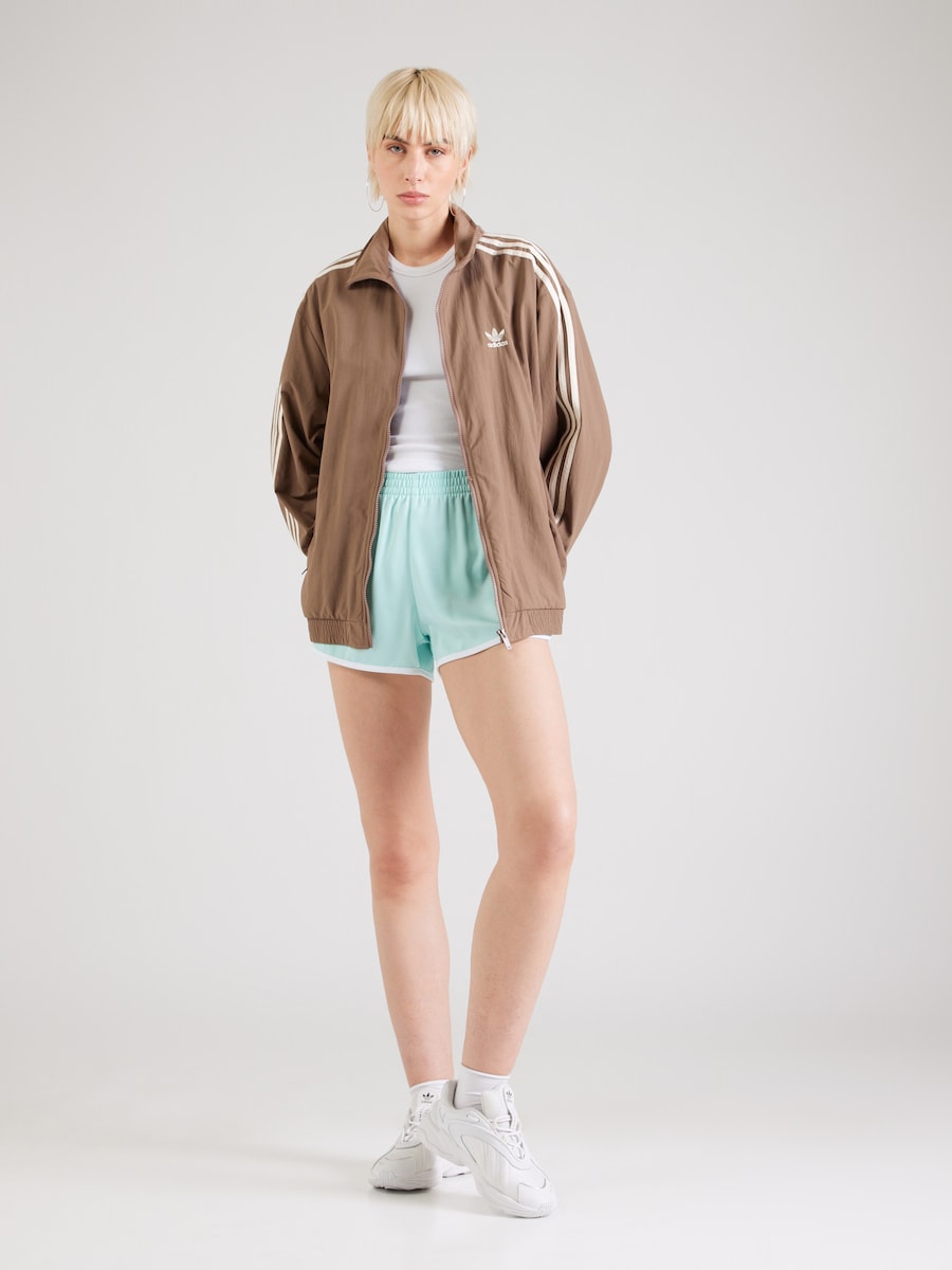 Брюки свободного кроя ADIDAS ORIGINALS Adicolor, аква — фото 2
