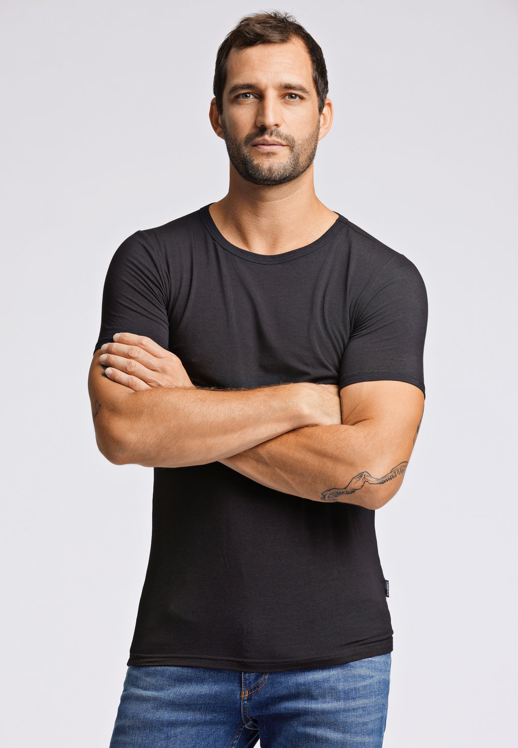 

Базовая футболка BASIC BAMBOO TEE 2 PACK Lindbergh, черный