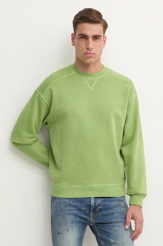 

Хлопковая толстовка United Colors Of Benetton, зеленый