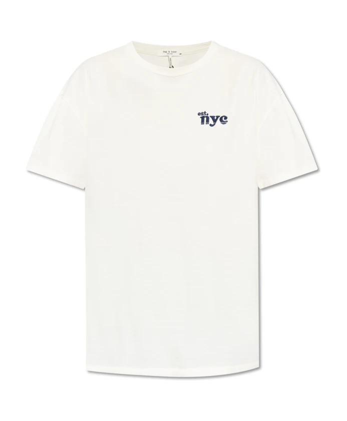 

Футболка бойфренд Rag & Bone, белый