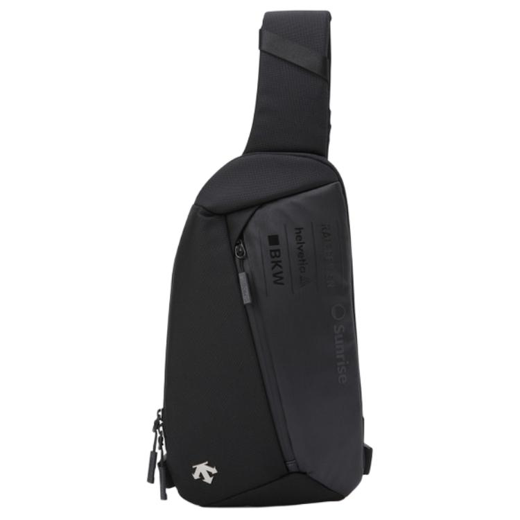 

DESCENTE Нейлоновая сумка через плечо унисекс, Black