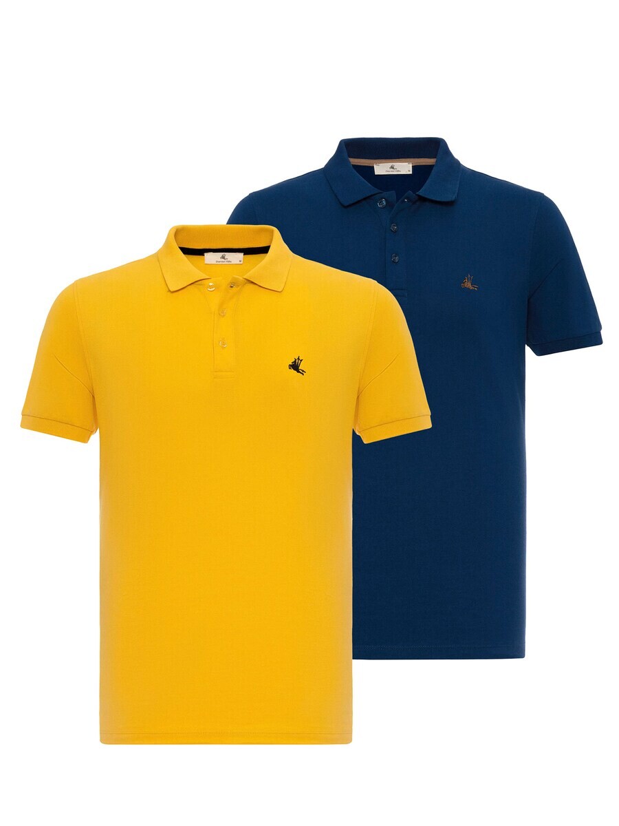 

Рубашка поло Daniel Hills Shirt, цвет navy/yellow