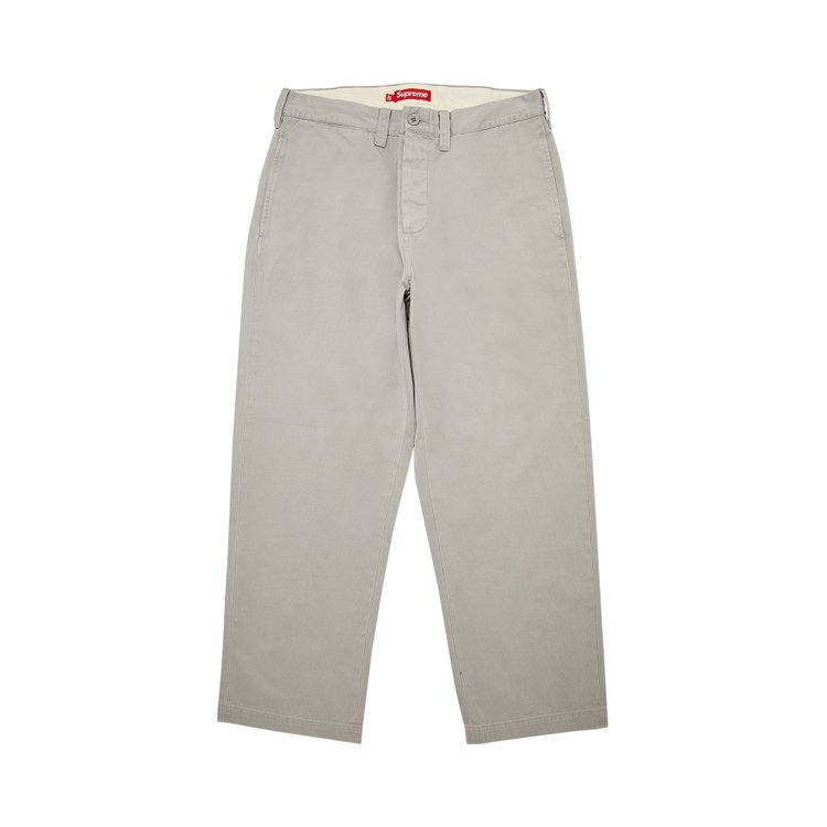 

Брюки Supreme Chino Pant, серый